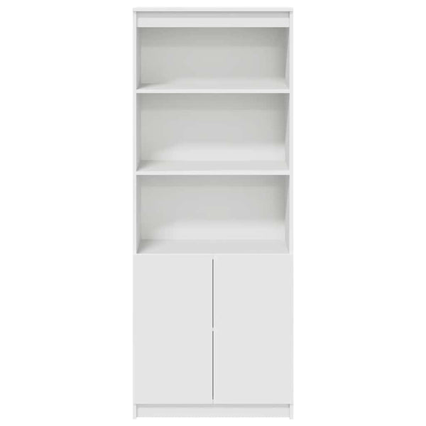 Highboard Weiß 70x35x180 cm