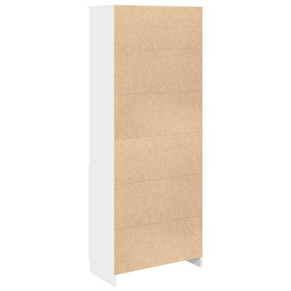 Highboard Weiß 70x35x180 cm