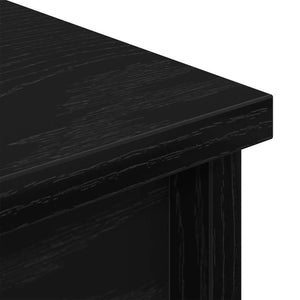 Highboard Schwarz Eichenoptik 70x35x180cm