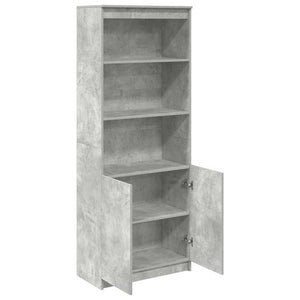 Highboard Betongrau 70x35x180 cm