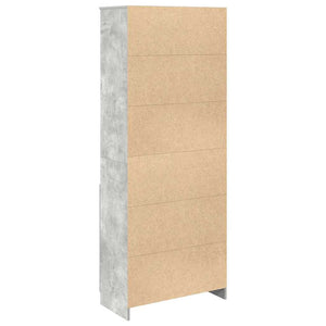 Highboard Betongrau 70x35x180 cm