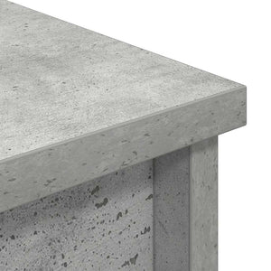 Highboard Betongrau 70x35x180 cm