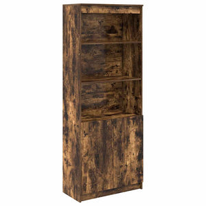 Highboard Räuchereiche 70x35x180cm