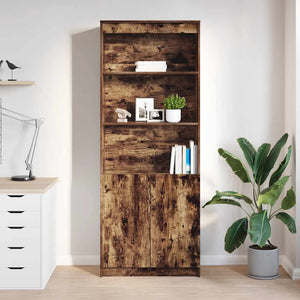 Highboard Räuchereiche 70x35x180cm