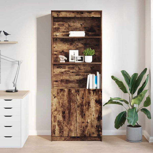 Highboard Räuchereiche 70x35x180cm