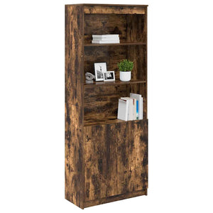 Highboard Räuchereiche 70x35x180cm