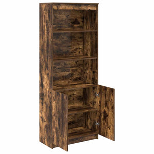 Highboard Räuchereiche 70x35x180cm