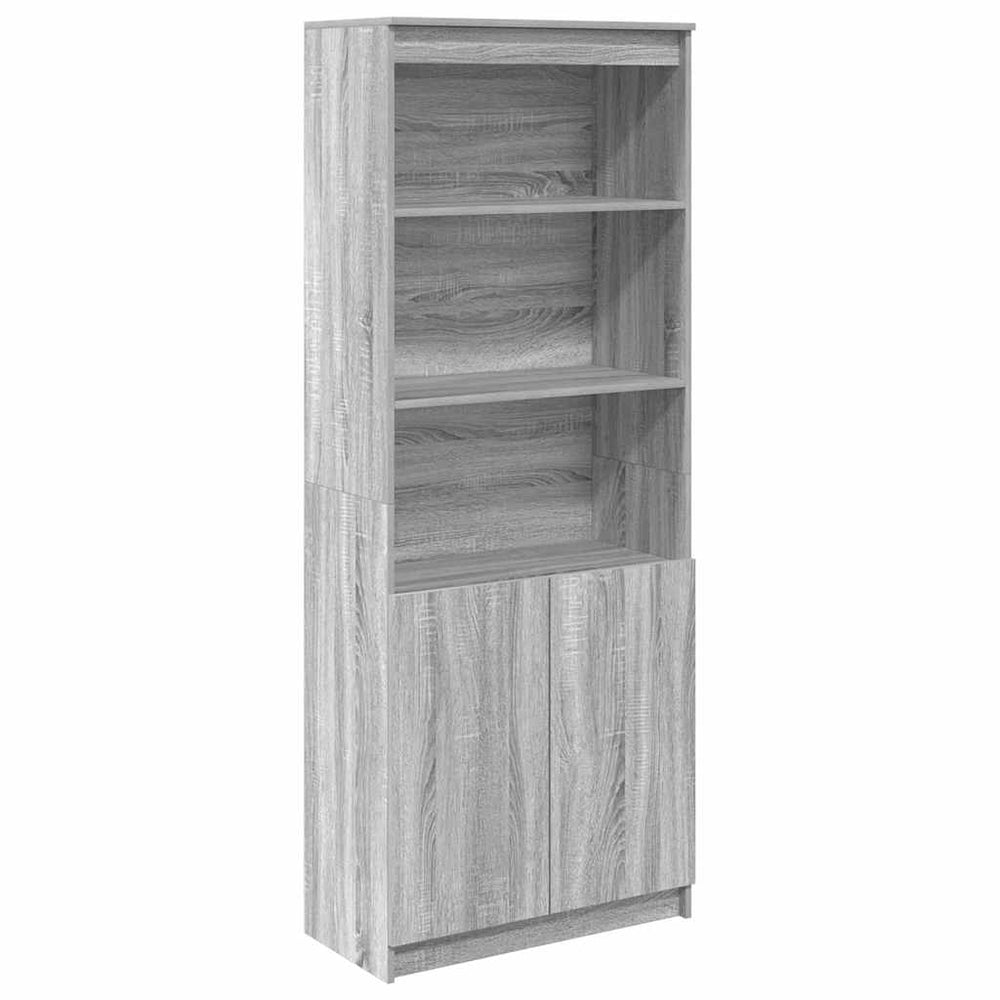 Highboard Grau Sonoma 70x35x180 cm