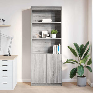 Highboard Grau Sonoma 70x35x180 cm