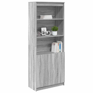 Highboard Grau Sonoma 70x35x180 cm