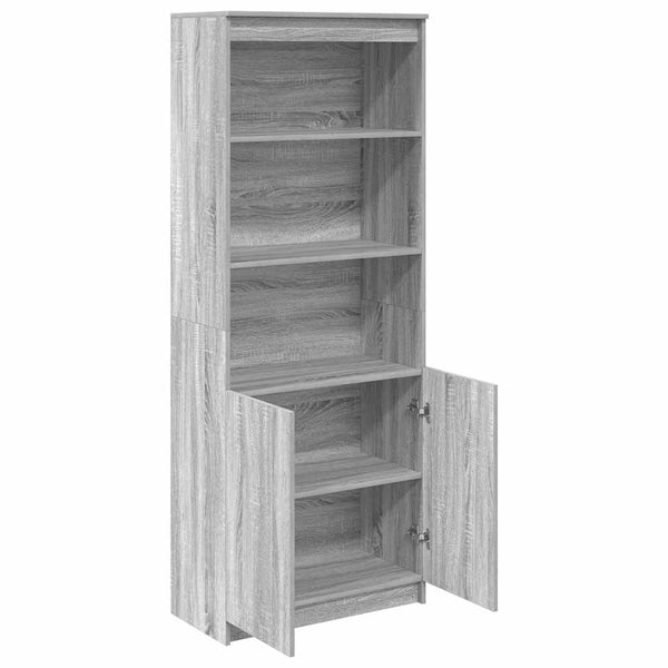 Highboard Grau Sonoma 70x35x180 cm