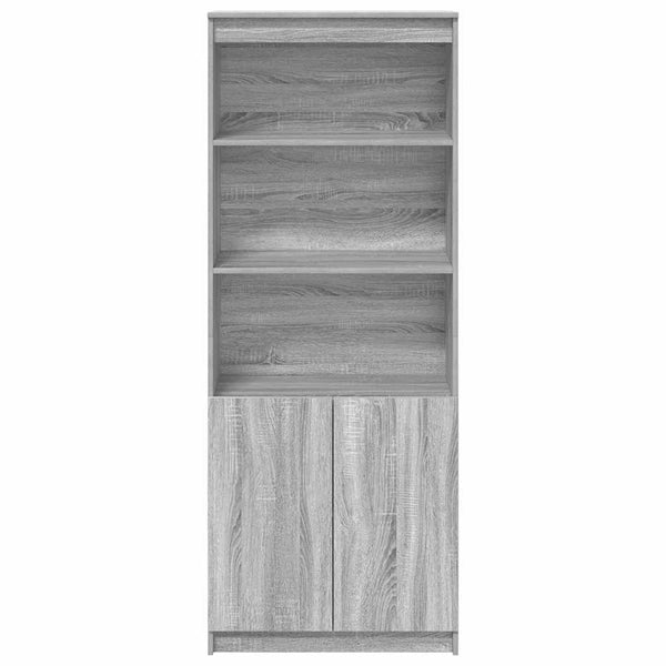 Highboard Grau Sonoma 70x35x180 cm