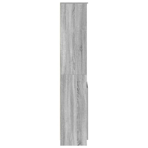 Highboard Grau Sonoma 70x35x180 cm