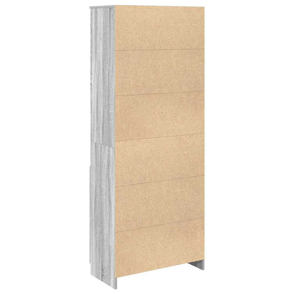 Highboard Grau Sonoma 70x35x180 cm
