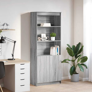 Highboard Grau Sonoma 70x35x180 cm