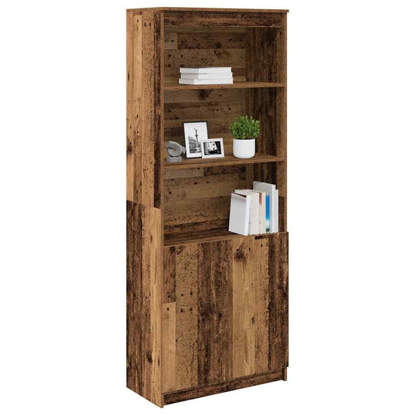Highboard Altholz-Optik 70x35x180 cm