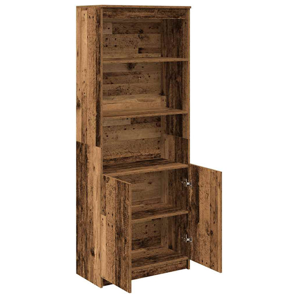 Highboard Altholz-Optik 70x35x180 cm