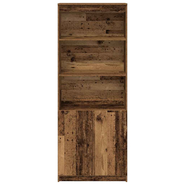 Highboard Altholz-Optik 70x35x180 cm