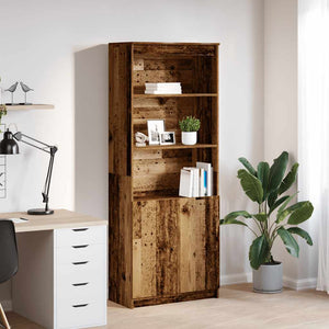 Highboard Altholz-Optik 70x35x180 cm