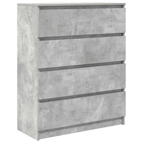 Betongraues Sideboard 80x35x99 cm