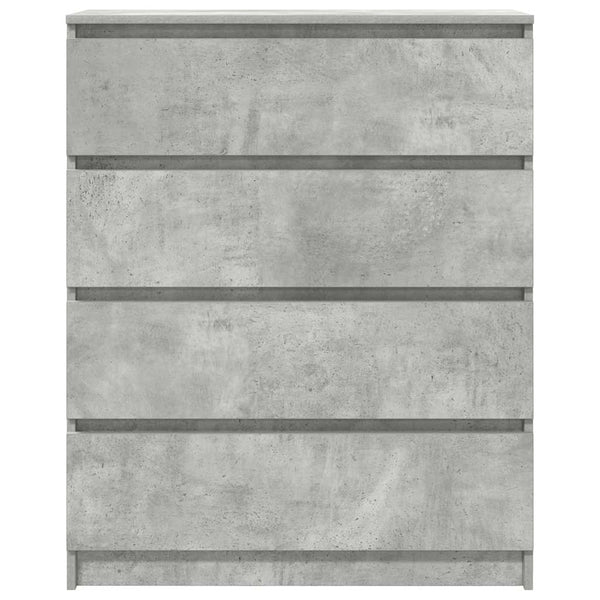 Betongraues Sideboard 80x35x99 cm