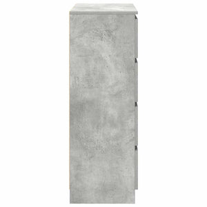Betongraues Sideboard 80x35x99 cm