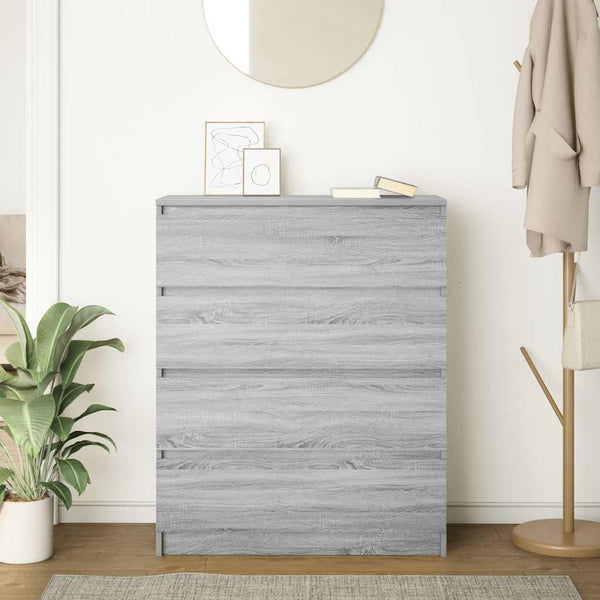 Sideboard Grau Sonoma 80x35x99 cm
