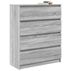 Sideboard Grau Sonoma 80x35x99 cm