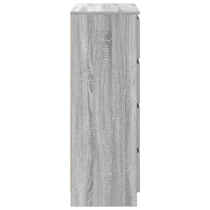 Sideboard Grau Sonoma 80x35x99 cm