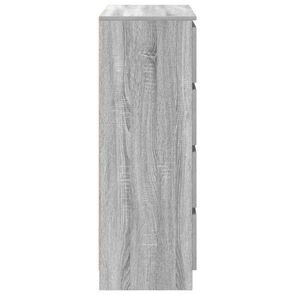 Sideboard Grau Sonoma 80x35x99 cm