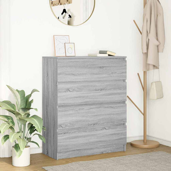 Sideboard Grau Sonoma 80x35x99 cm