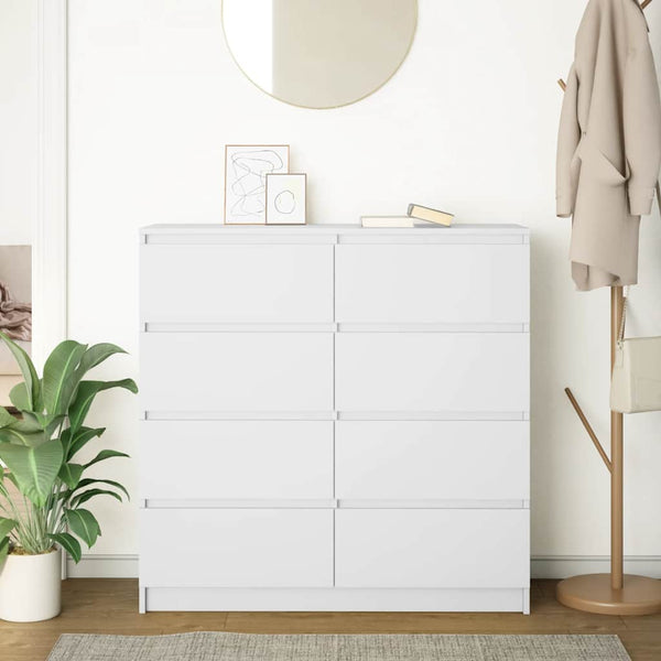Weißes Sideboard 100 cm Holzwerkstoff
