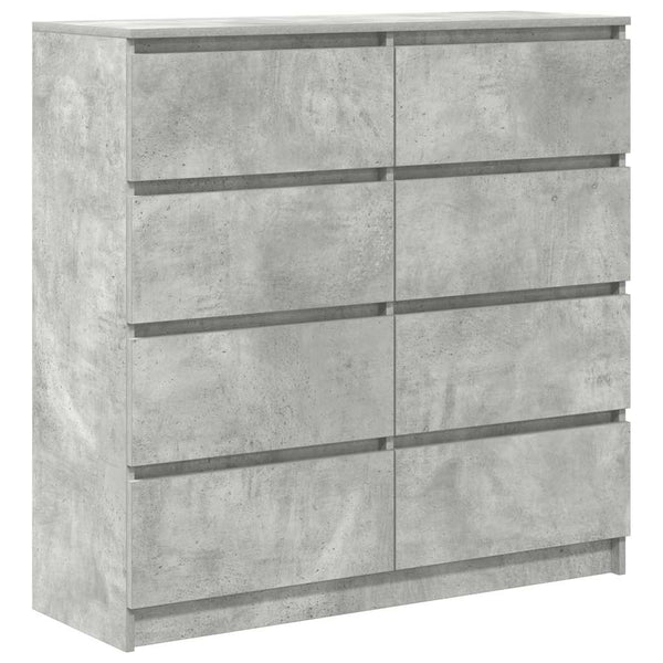 Betongraues Sideboard 100x35x99 cm