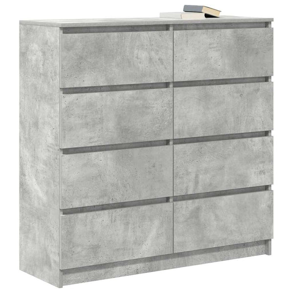 Betongraues Sideboard 100x35x99 cm