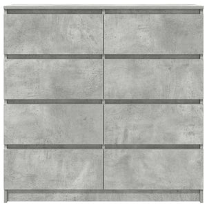 Betongraues Sideboard 100x35x99 cm