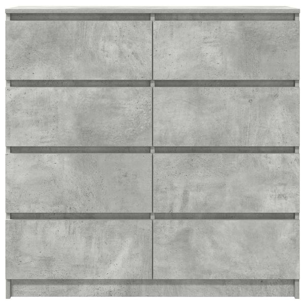 Betongraues Sideboard 100x35x99 cm