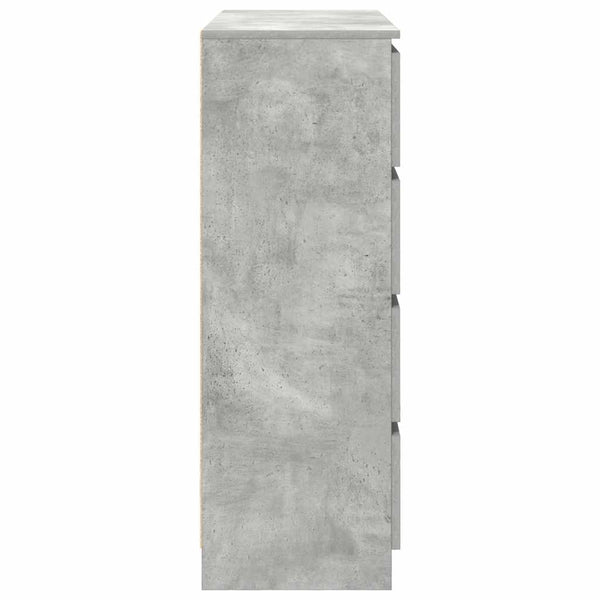 Betongraues Sideboard 100x35x99 cm