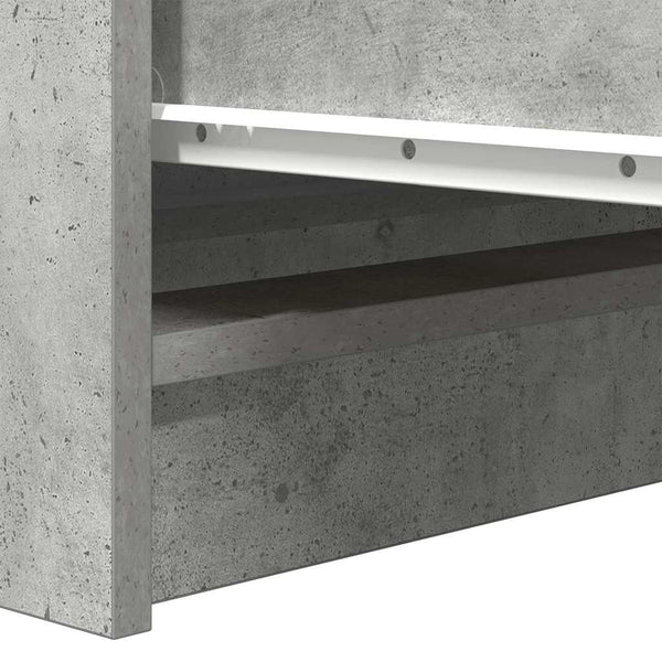 Betongraues Sideboard 100x35x99 cm