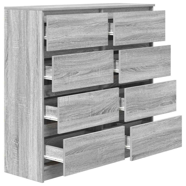 Sideboard Grau Sonoma 100 cm