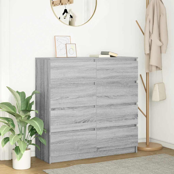 Sideboard Grau Sonoma 100 cm