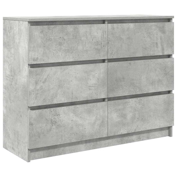 Sideboard Betongrau 100x35x76 cm