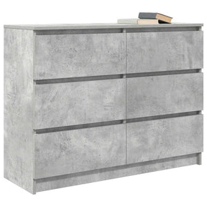 Sideboard Betongrau 100x35x76 cm