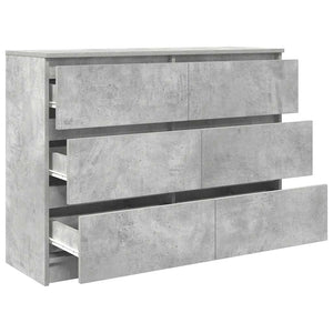 Sideboard Betongrau 100x35x76 cm