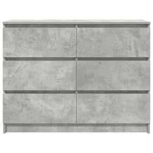 Sideboard Betongrau 100x35x76 cm