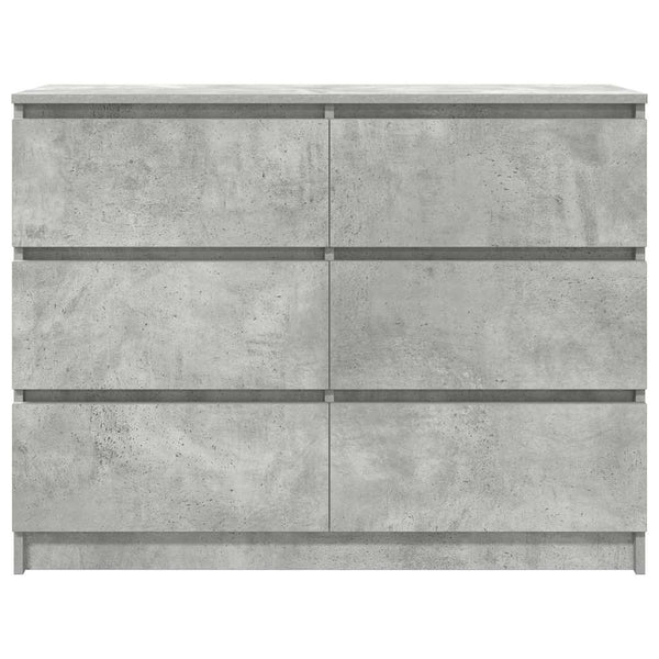 Sideboard Betongrau 100x35x76 cm