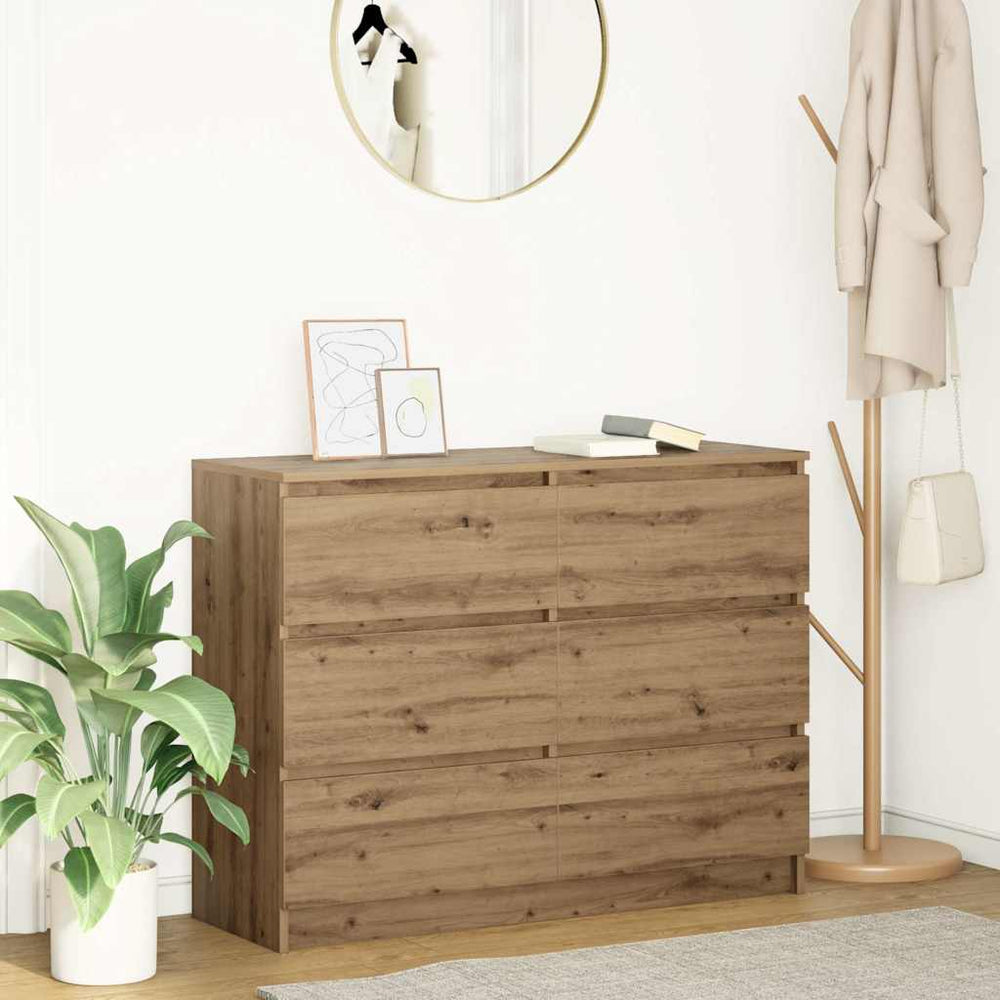 Sideboard Artisan Eiche 100x35x76 cm