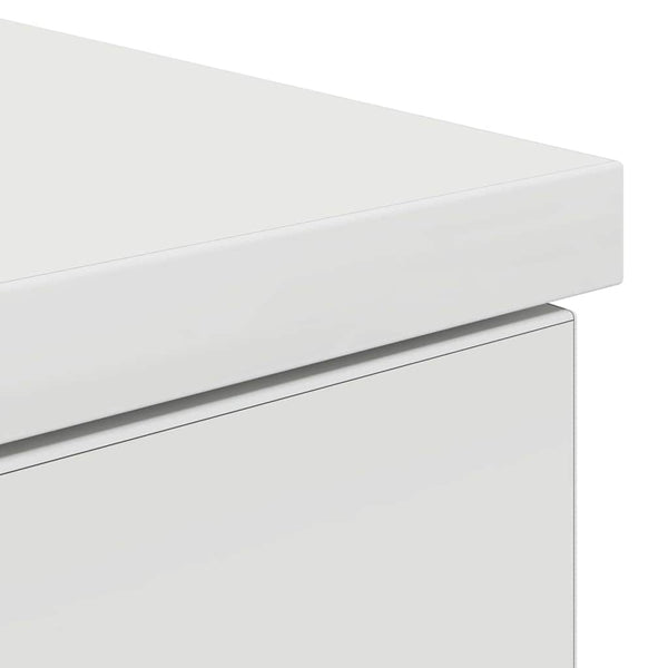 Schreibtisch Weiß mit Schubladen 140 cm