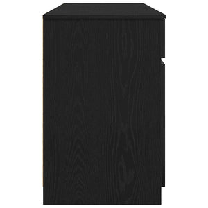 Schreibtisch mit Regal Schwarz Eiche 140cm