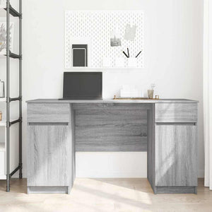 Schreibtisch Grau Sonoma 140 cm
