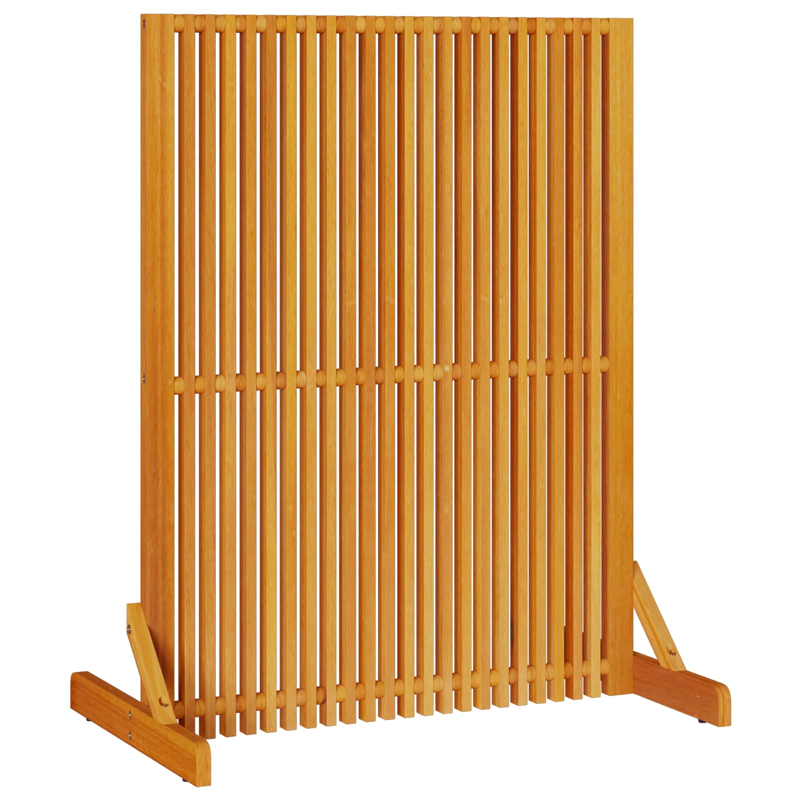 Akazienholz Sichtschutz Braun 79,5x50x110cm